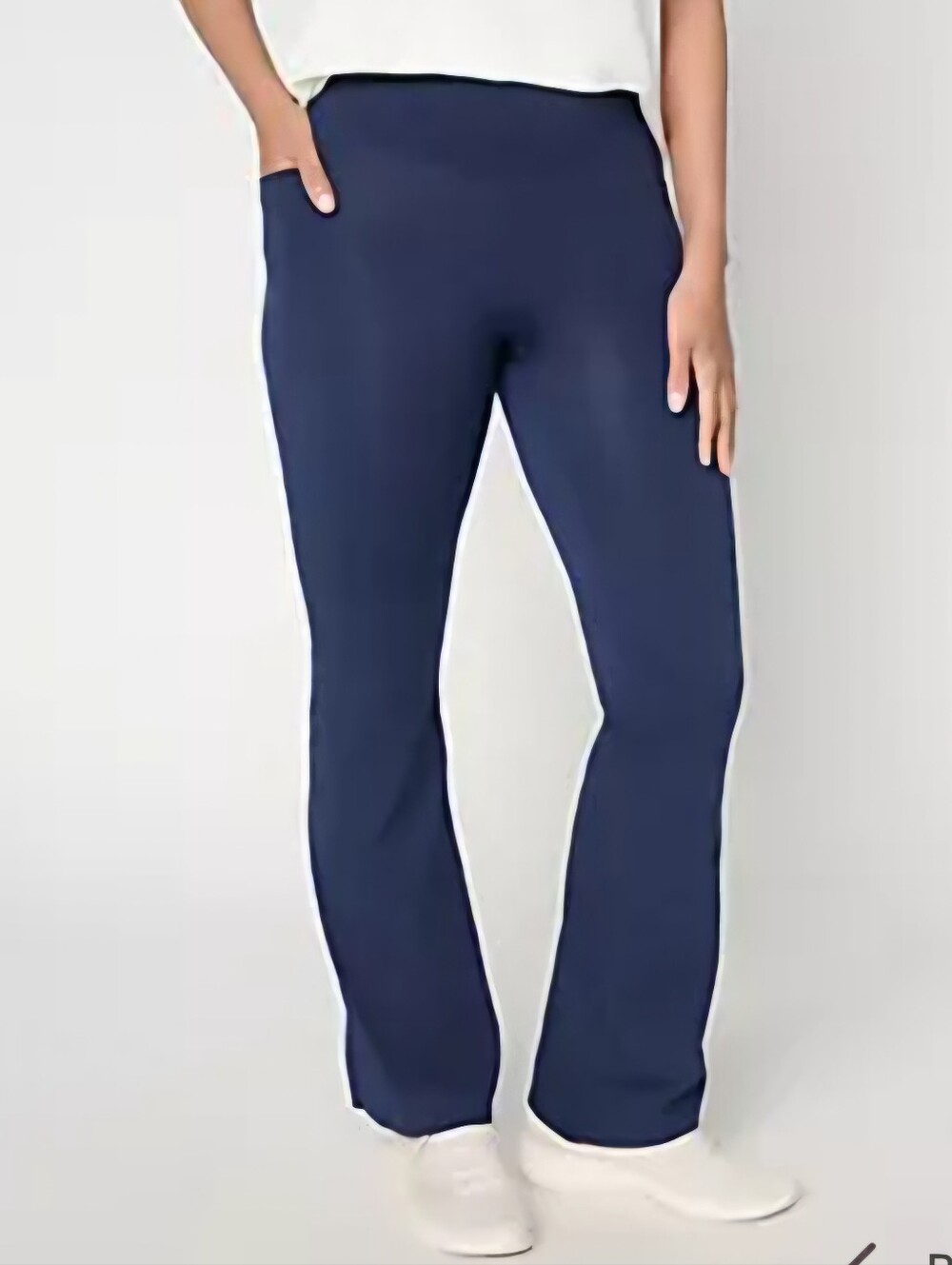 AnyBody Petite Peached Bootcut Full Length Legging XSP